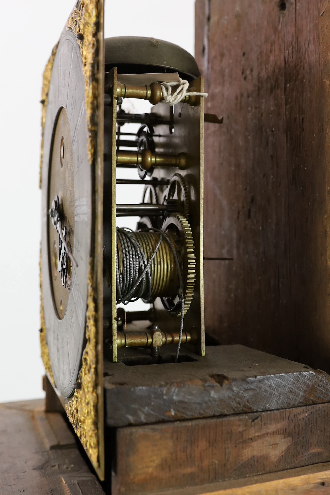 Thomas Dalston. A William and Mary walnut and marquetry eight day longcase clock, 44cm wide, 198cm high